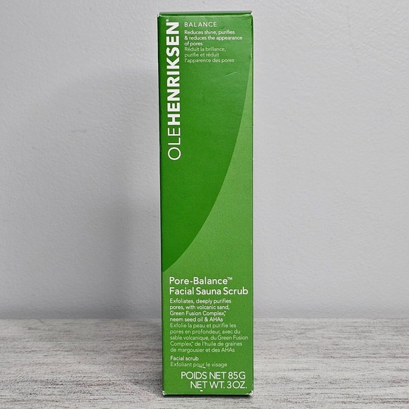 OLE HENRIKSEN Pore-Balance Facial Sauna Scrub Exfoliate & Purify NEW IN BOX 3 oz - Picture 1 of 5